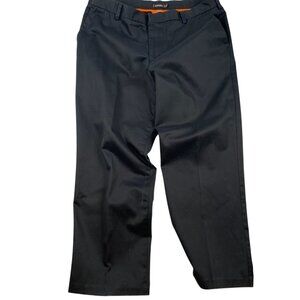 Mens Dockers Chinos 40x30 Black Straight Fit Cotton